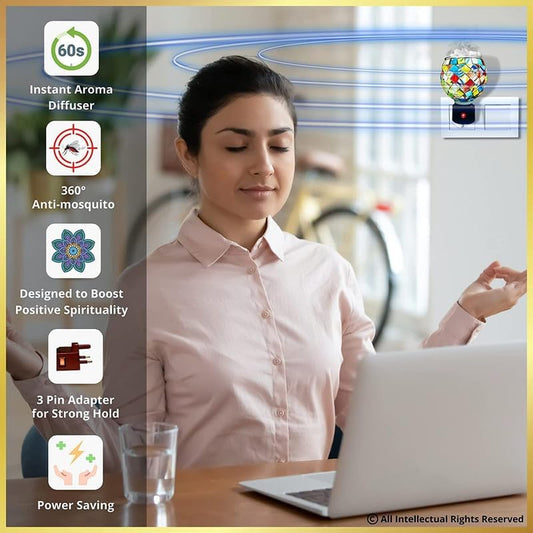 Ceramic Kapoor Dani & Night Lamp