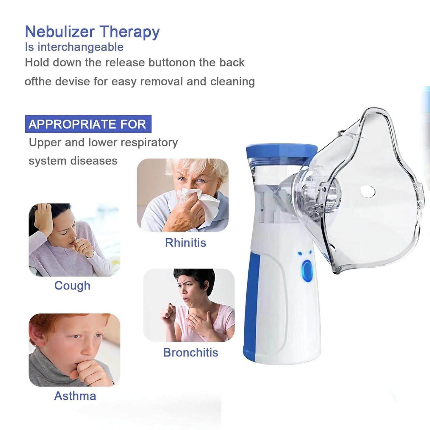 Usb-c Rechargeable Nebulizer