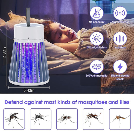 Mosquito Insect Bug Zapper Trap Killer LED Lamp