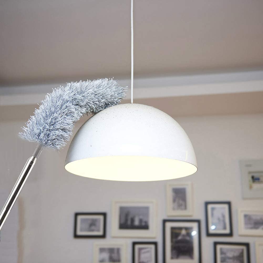 Long Handle Microfiber Feather Fan Ceiling Duster