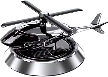 Helicopter Solar Car Air Freshener Aromatherapy Car Interior Decoration