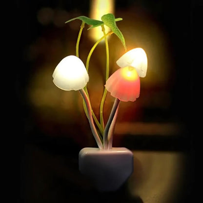 Mushroom Lamp with Day Night sensor (set of 2)