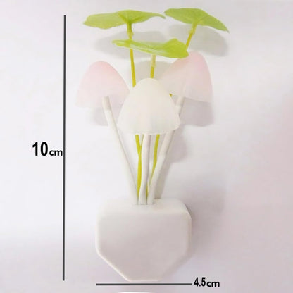 Mushroom Lamp with Day Night sensor (set of 2)