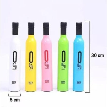 Wine bottle shape umbrella