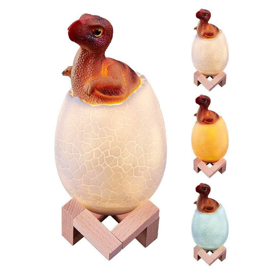 Night Lights Portable Car Furnishing Articles 3D Dinosaur Lamp LED Light Kids Bedroom Table Lamp