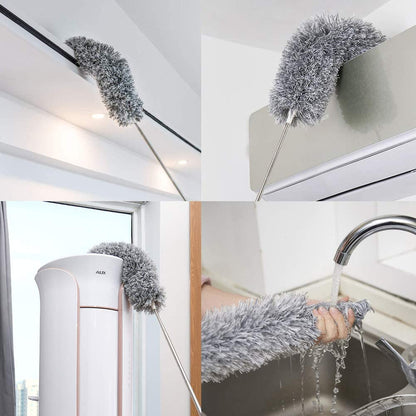 Long Handle Microfiber Feather Fan Ceiling Duster