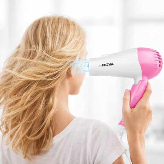 New NOVA-1290 1000 Watts Foldable Hair Dryer For Man And Women