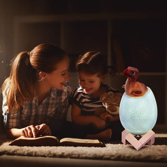 Night Lights Portable Car Furnishing Articles 3D Dinosaur Lamp LED Light Kids Bedroom Table Lamp
