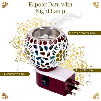 Ceramic Kapoor Dani & Night Lamp