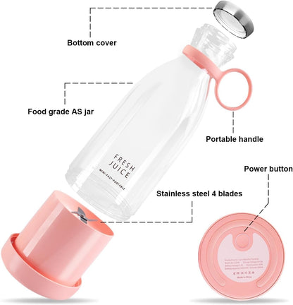 Bottle Shape Juicer mixer, 4 Blade Juicer