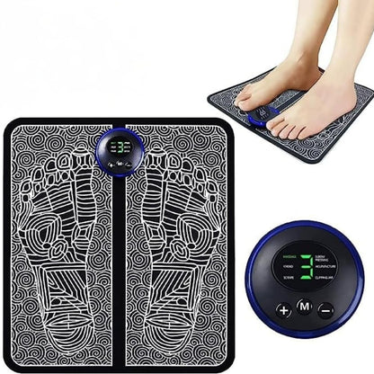 EMS Foot Massager Pad with 8 Modes & 19 Intensity Levels