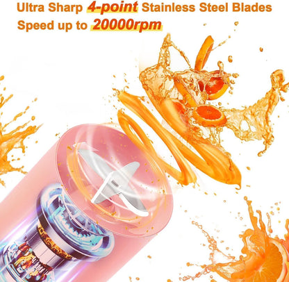 Bottle Shape Juicer mixer, 4 Blade Juicer