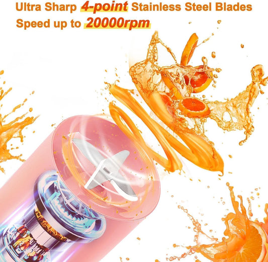 Bottle Shape Juicer mixer, 4 Blade Juicer