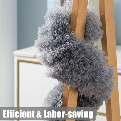 Long Handle Microfiber Feather Fan Ceiling Duster