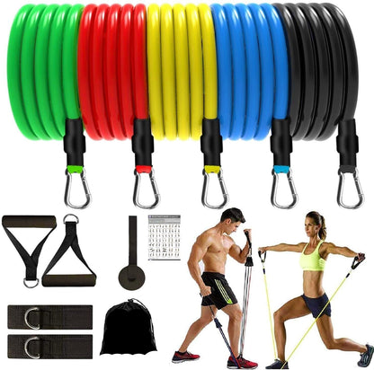 Resistance Exercise Bands with Door Anchor, Handles
