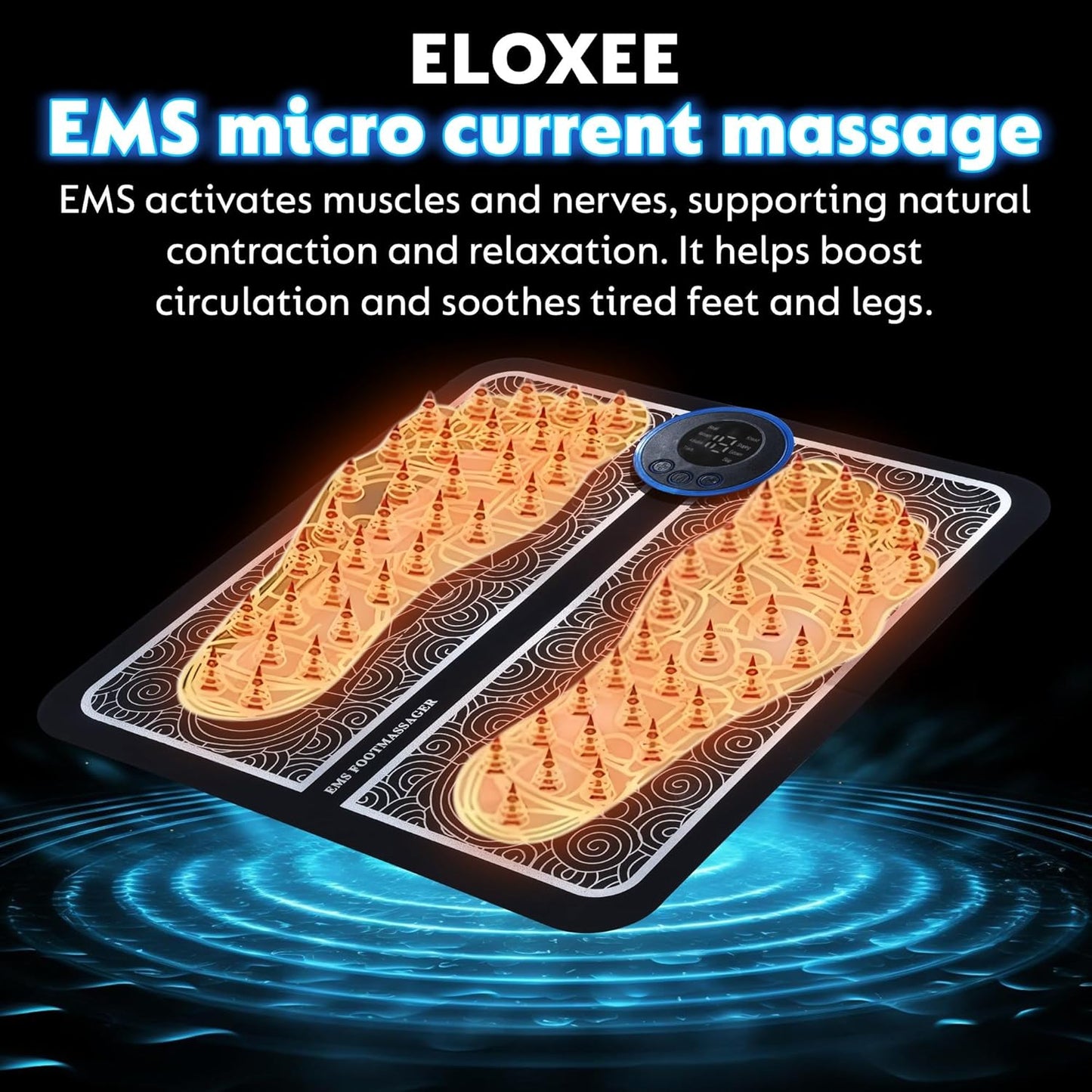 [COMBO] Wireless Electric EMS Foot & Body Massager