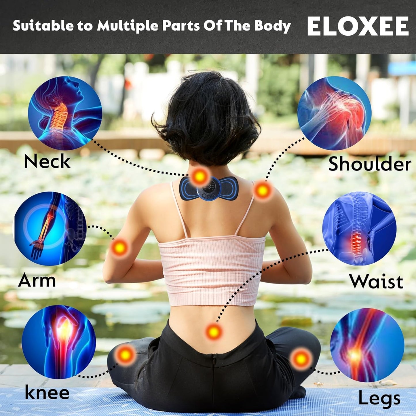 [COMBO] Wireless Electric EMS Foot & Body Massager