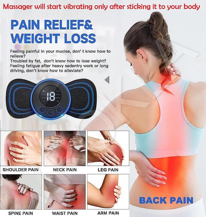 Neck and Back Massager with EMS Technology