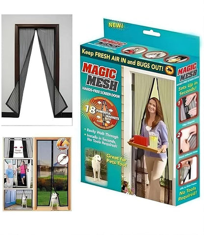 Hands-Free Magnetic Screen Door
