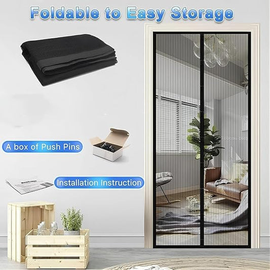 Hands-Free Magnetic Screen Door