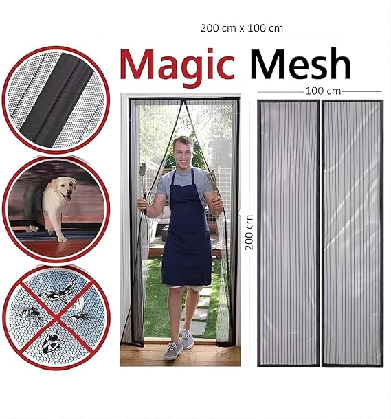 Hands-Free Magnetic Screen Door