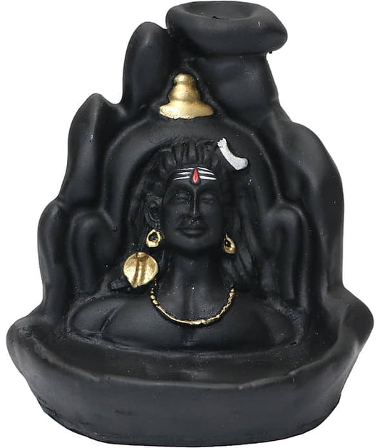 Aadiyogi with backflow incense