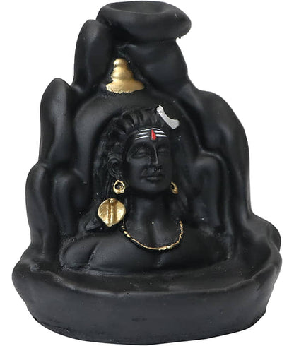 Aadiyogi with backflow incense