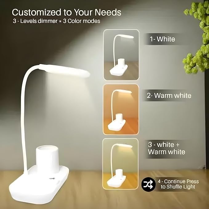 Table Lamp with Pen Stand