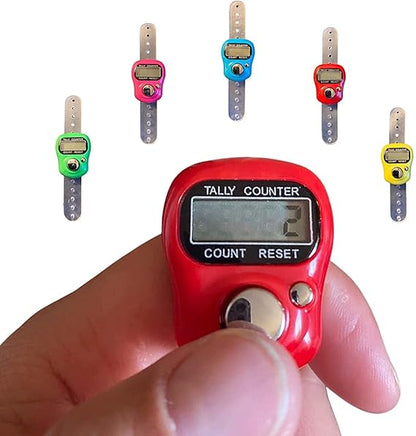 Hand Tally Counter Finger Ring set of 2